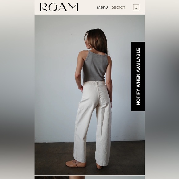 NWOT Roam Studio Isa Pants size 30 - Picture 2 of 9